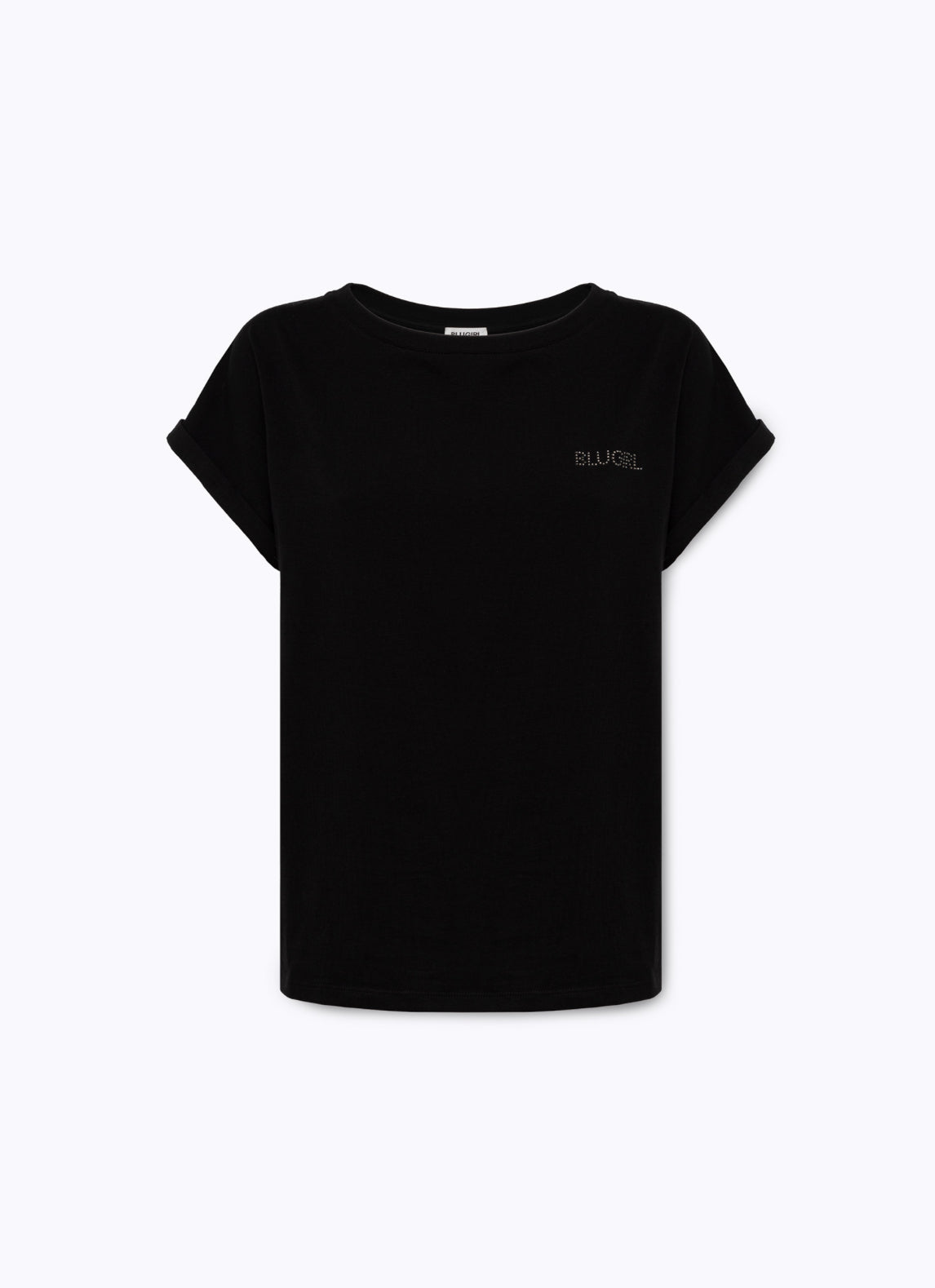 T-shirt in jersey e logo in strass “Blugirl”