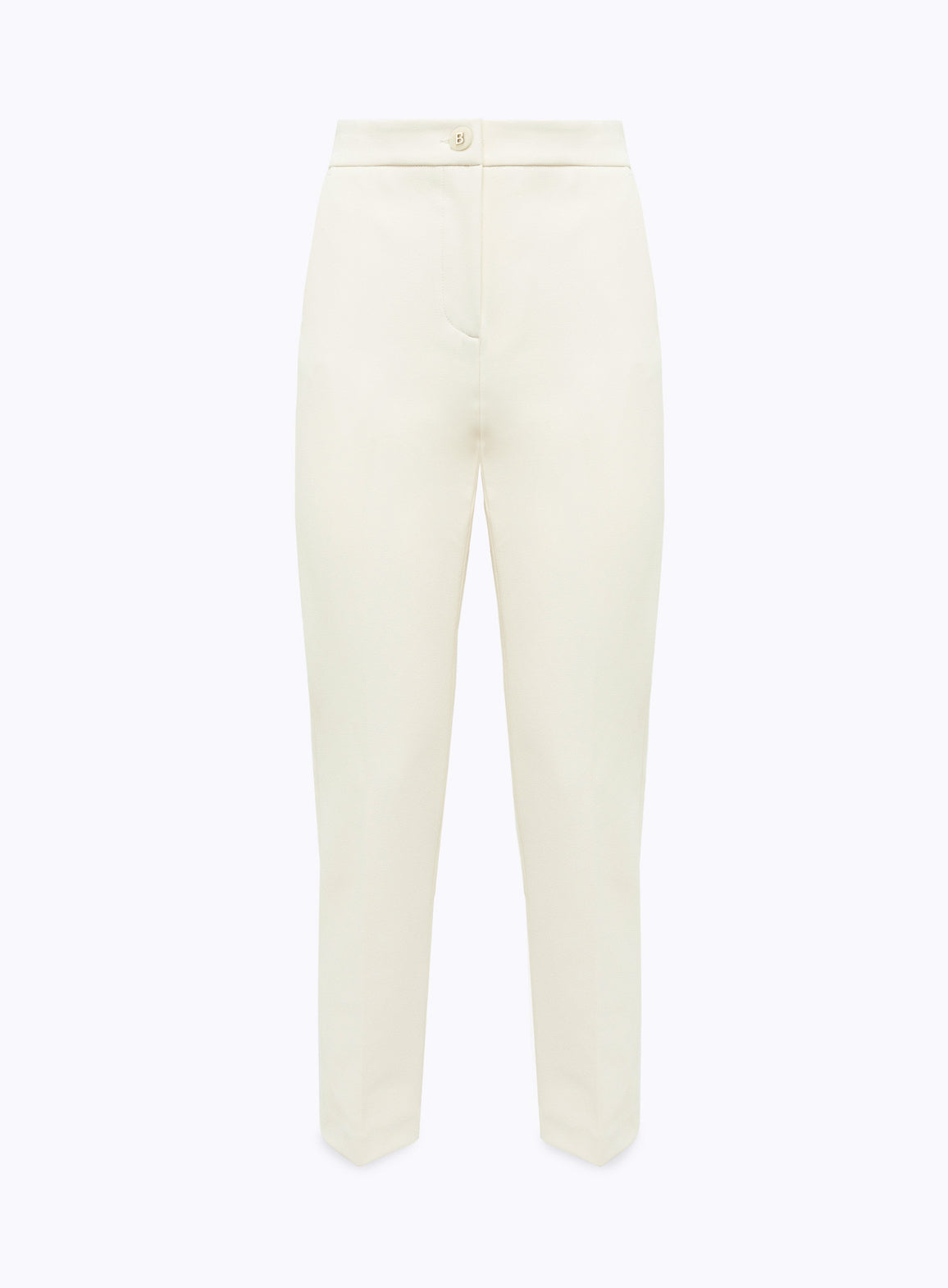 Pantaloni in stretch crêpe panna “Blugirl”
