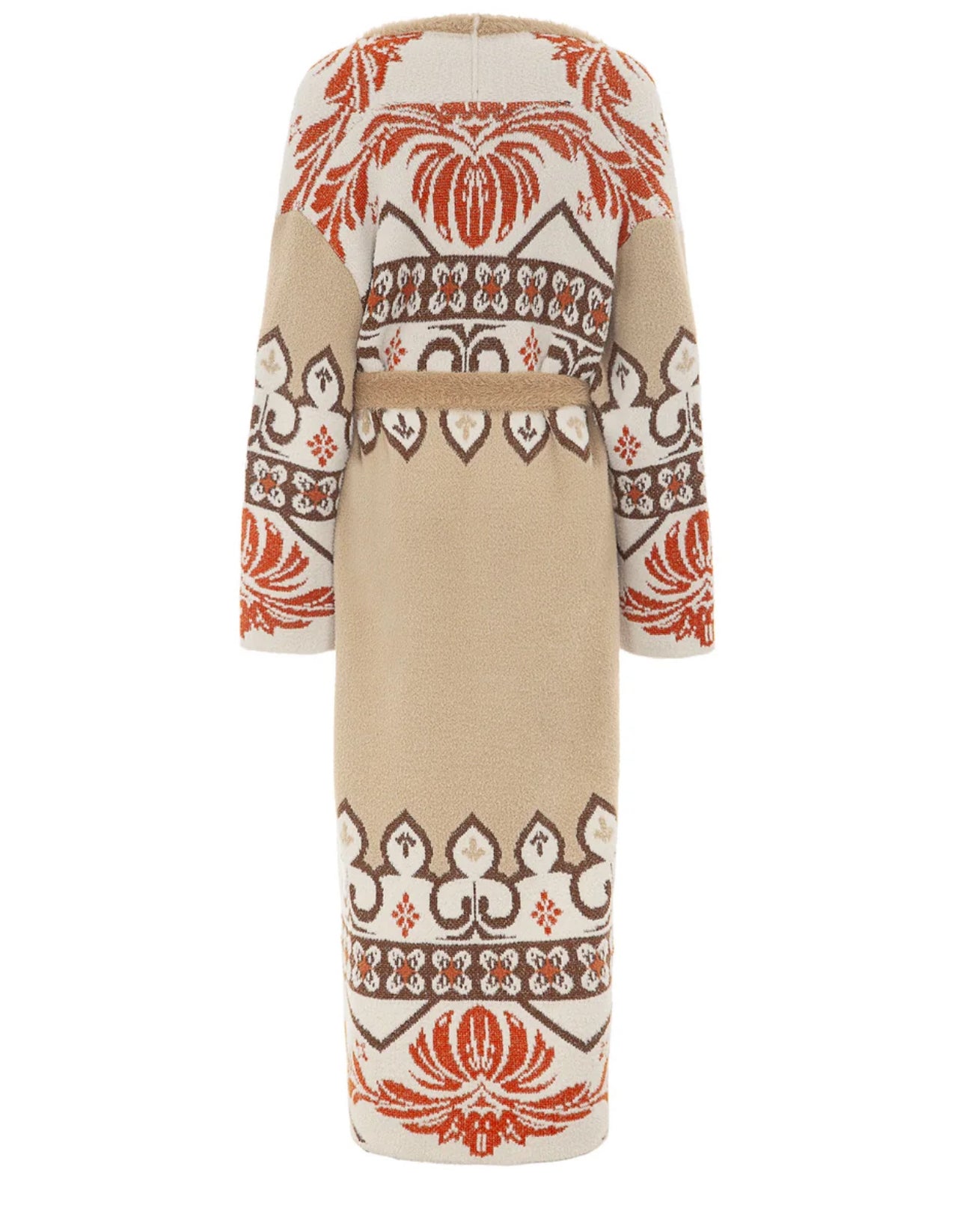 Cappotto lungo in maglia “Akep”