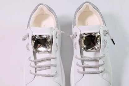 Sneakers con charm e glitter “Tosca Blu”