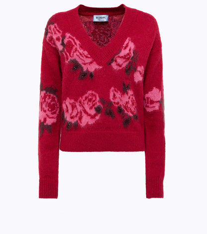 Maglia in misto lana jacquard “Blugirl”