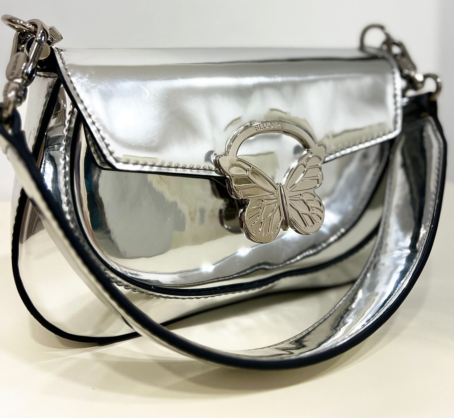 Borsa cross-body xs argento “Blugirl”