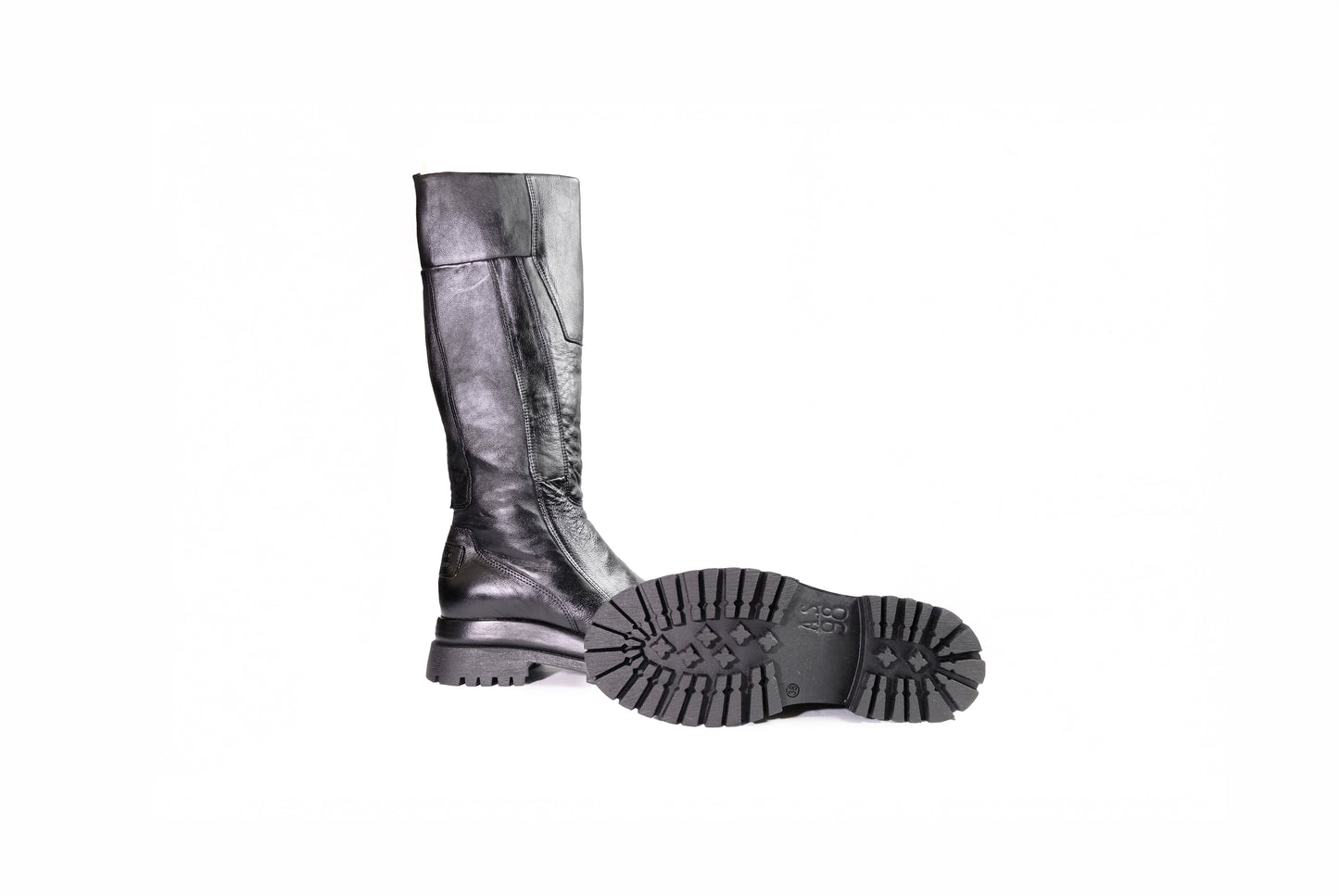 Stivale in pelle nera “A.S.98”