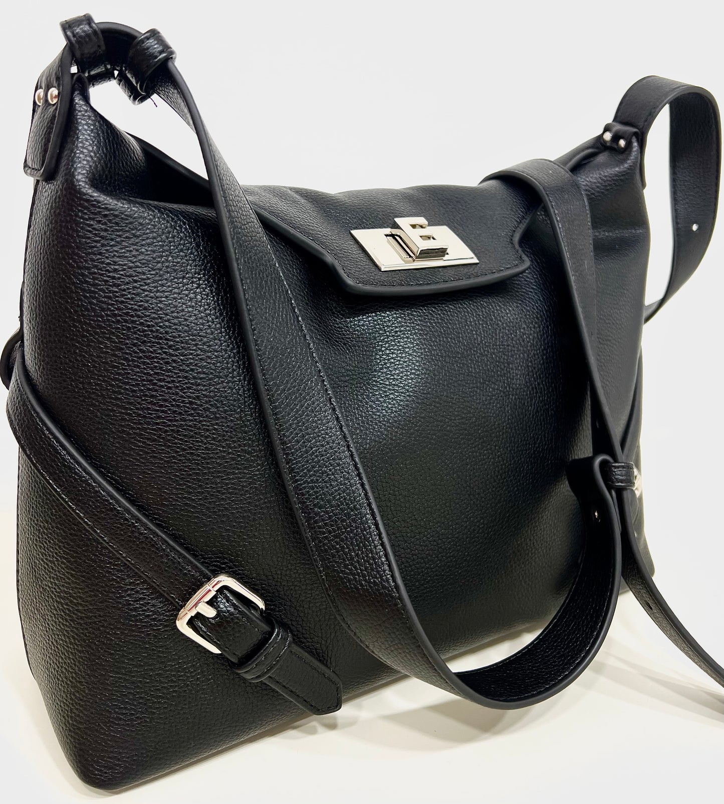 Borsa hobo sally nera “Ermanno Firenze”