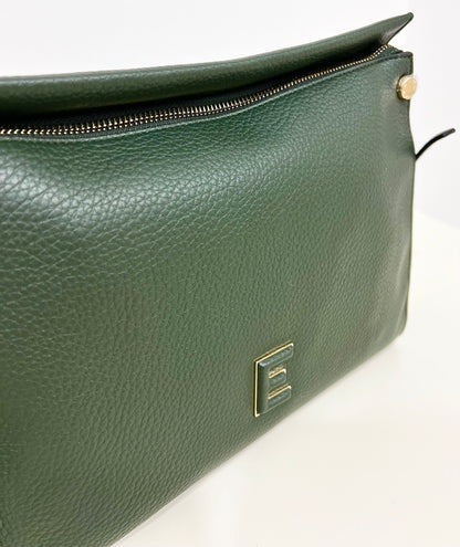 Borsa a spalla/tracolla hobo petra dark green “Ermanno Firenze”
