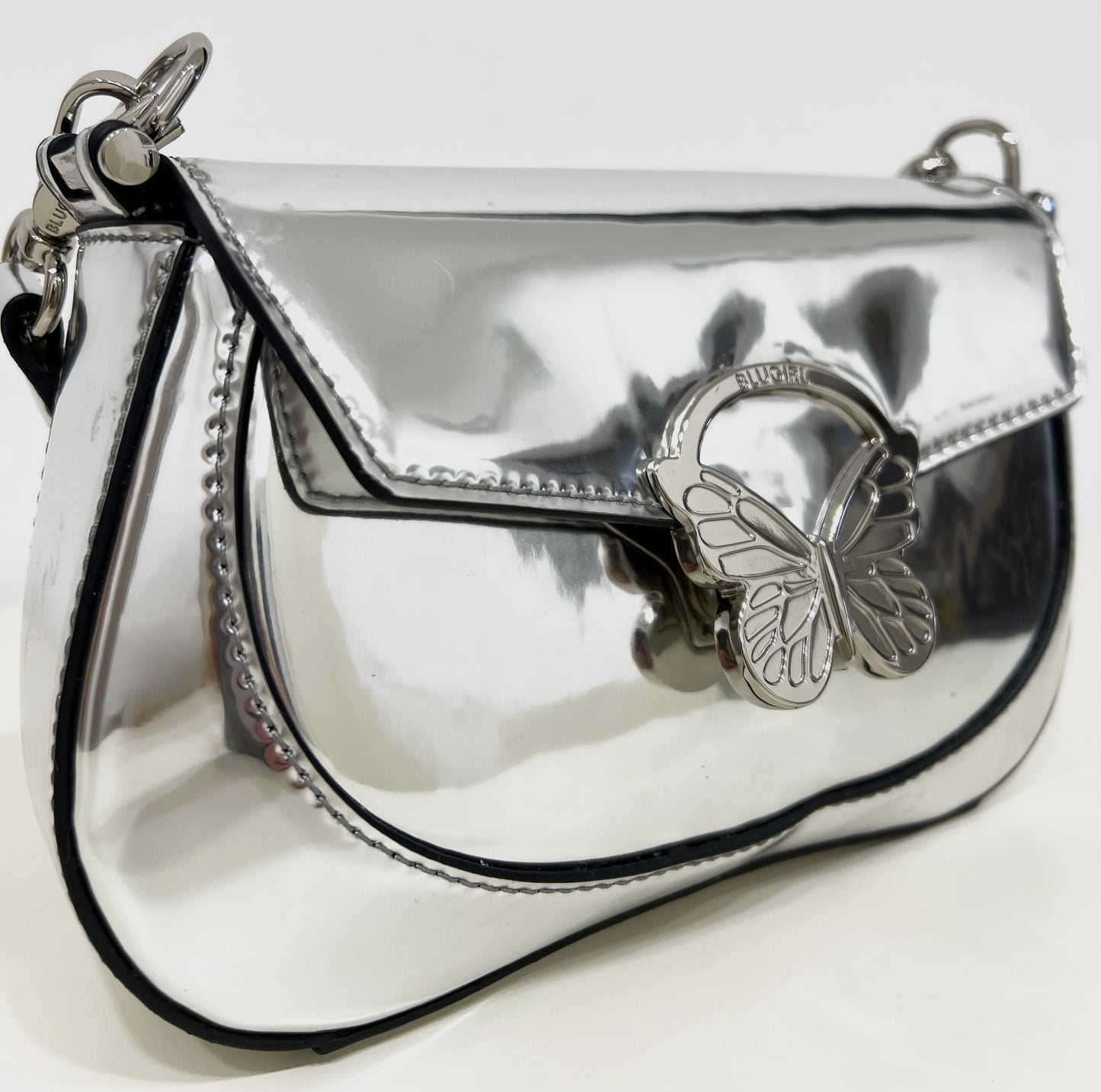Borsa cross-body xs argento “Blugirl”