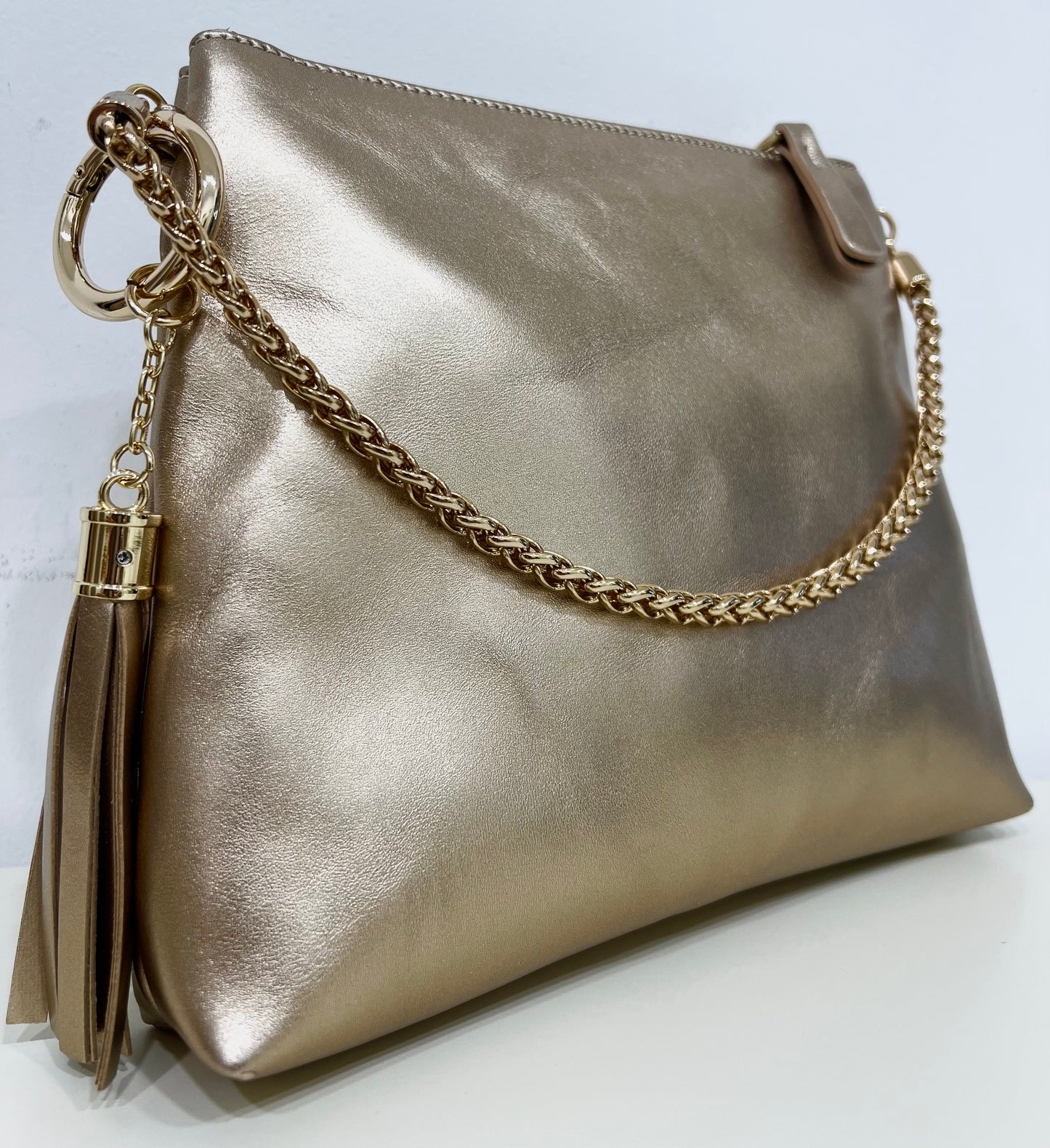 Pochette laminata in pelle basic “Innee”