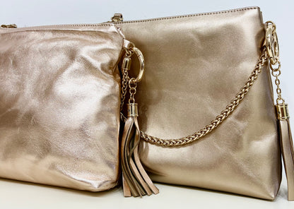 Pochette laminata in pelle basic “Innee”