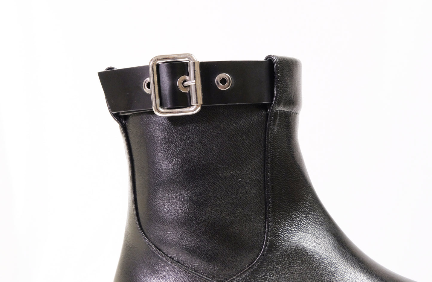 Stivaletto in vitello nero Baron “Fabi”