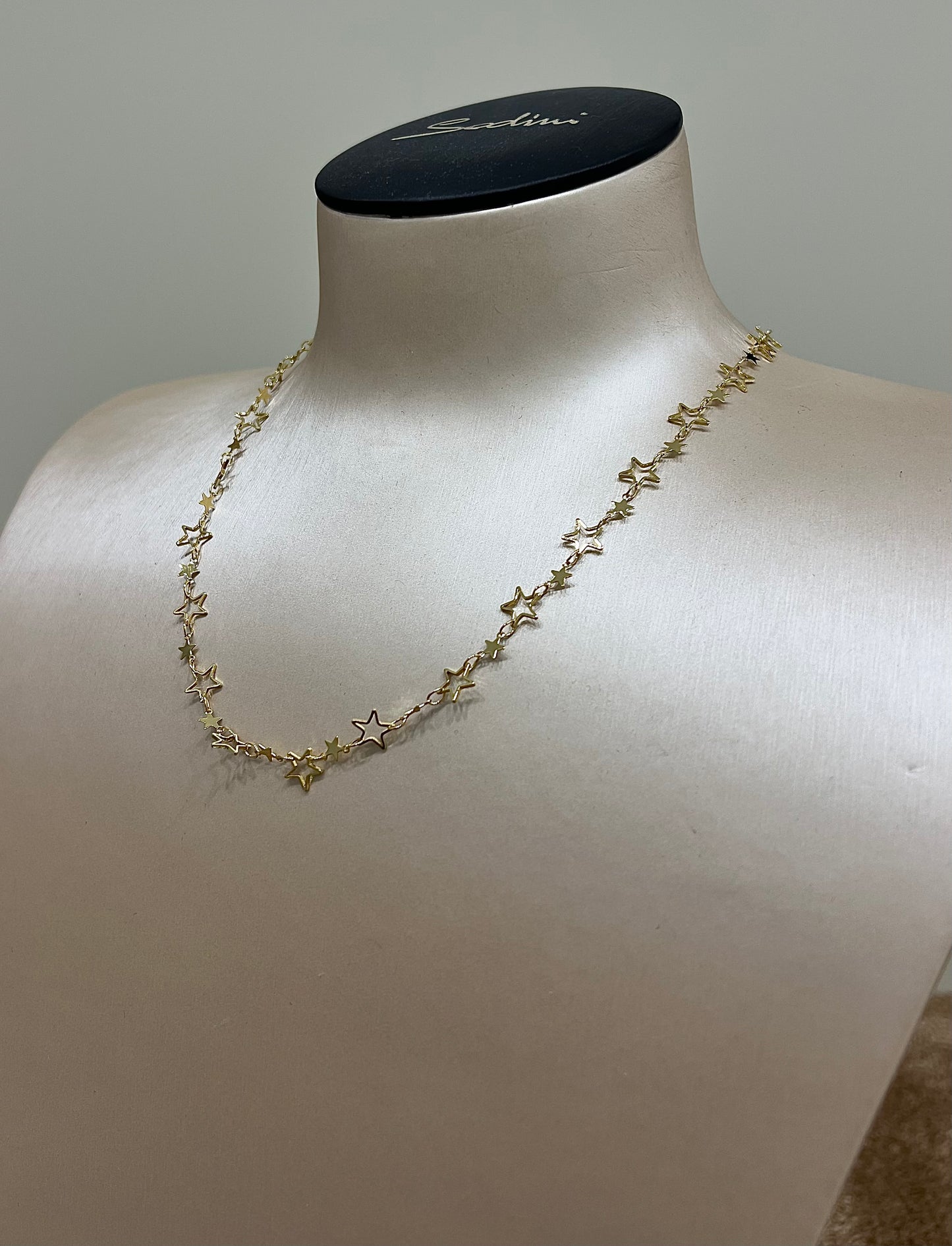 Collana lunga modello starlove con stelline alternate “Sodini”