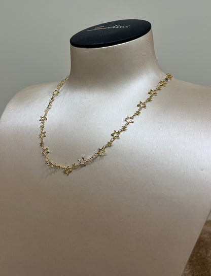Collana lunga modello starlove con stelline alternate “Sodini”