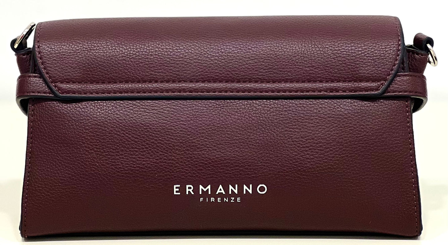 Flap-bag sally bordeaux “Ermanno Firenze”