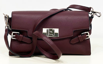 Flap-bag sally bordeaux “Ermanno Firenze”