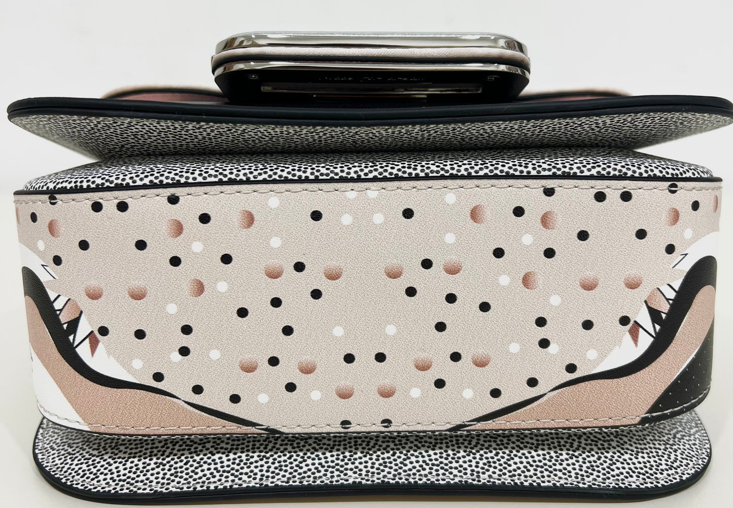 Borsa a mano in pelle e strass Marylin “Cromia”