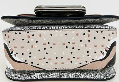 Borsa a mano in pelle e strass Marylin “Cromia”