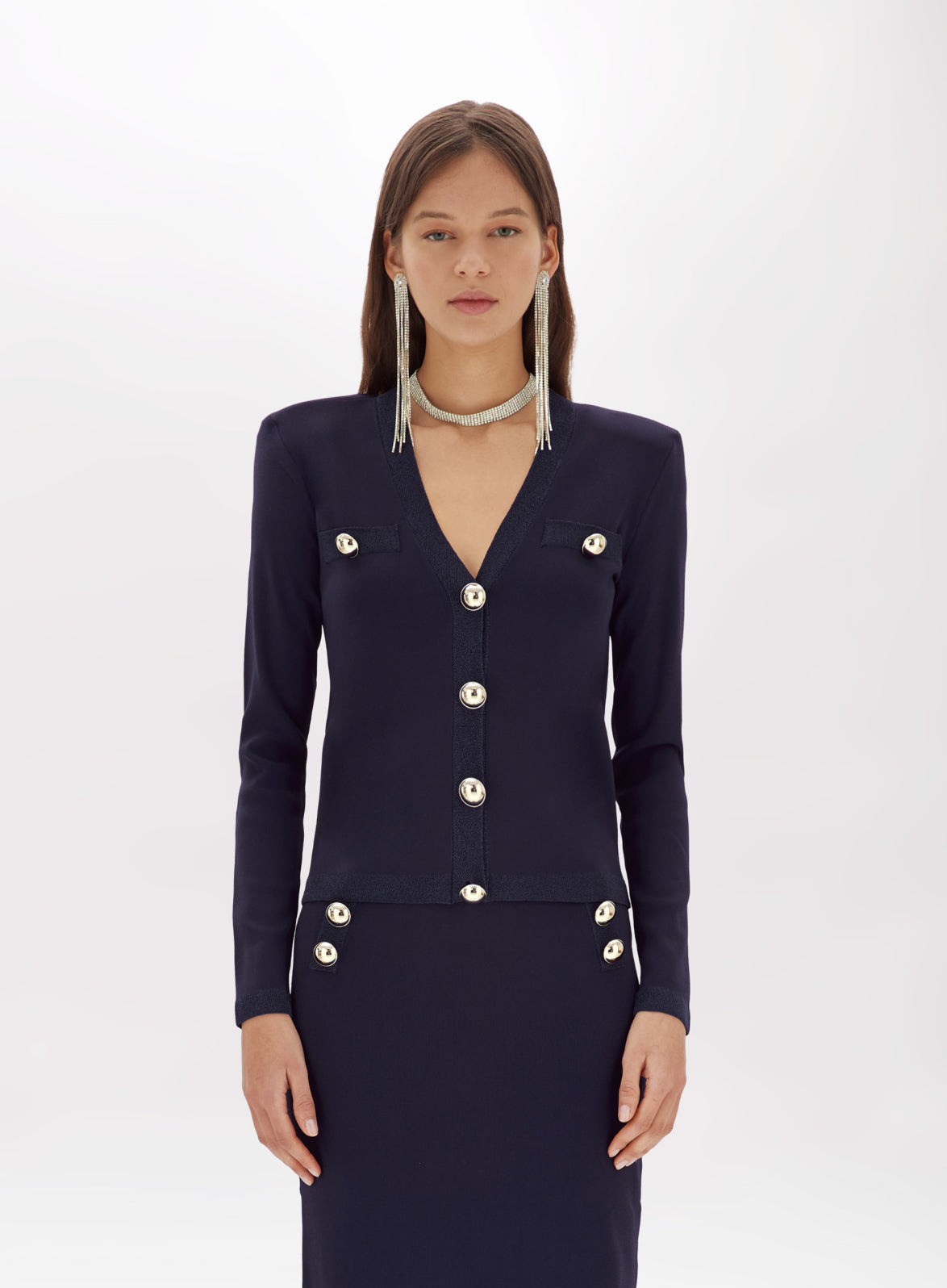 Cardigan in maglia di viscosa “Blugirl”