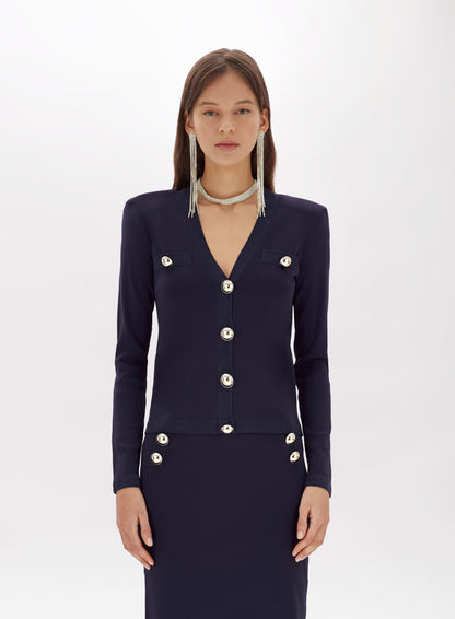 Cardigan in maglia di viscosa “Blugirl”