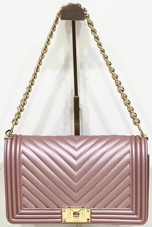 Flat-bag old rose/gold “Marc Ellis”