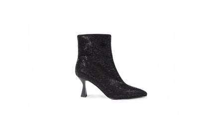 Stivaletto con strass nero “Tosca Blu”