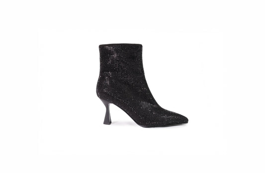 Stivaletto con strass nero “Tosca Blu”