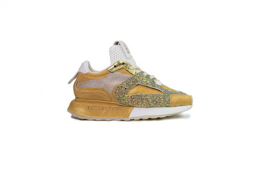 Sneakers in camoscio senape “A.S.98”