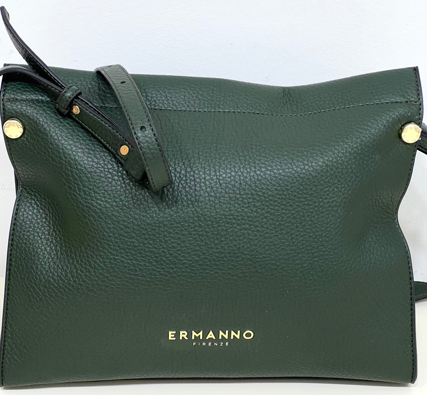 Borsa a spalla/tracolla hobo petra dark green “Ermanno Firenze”