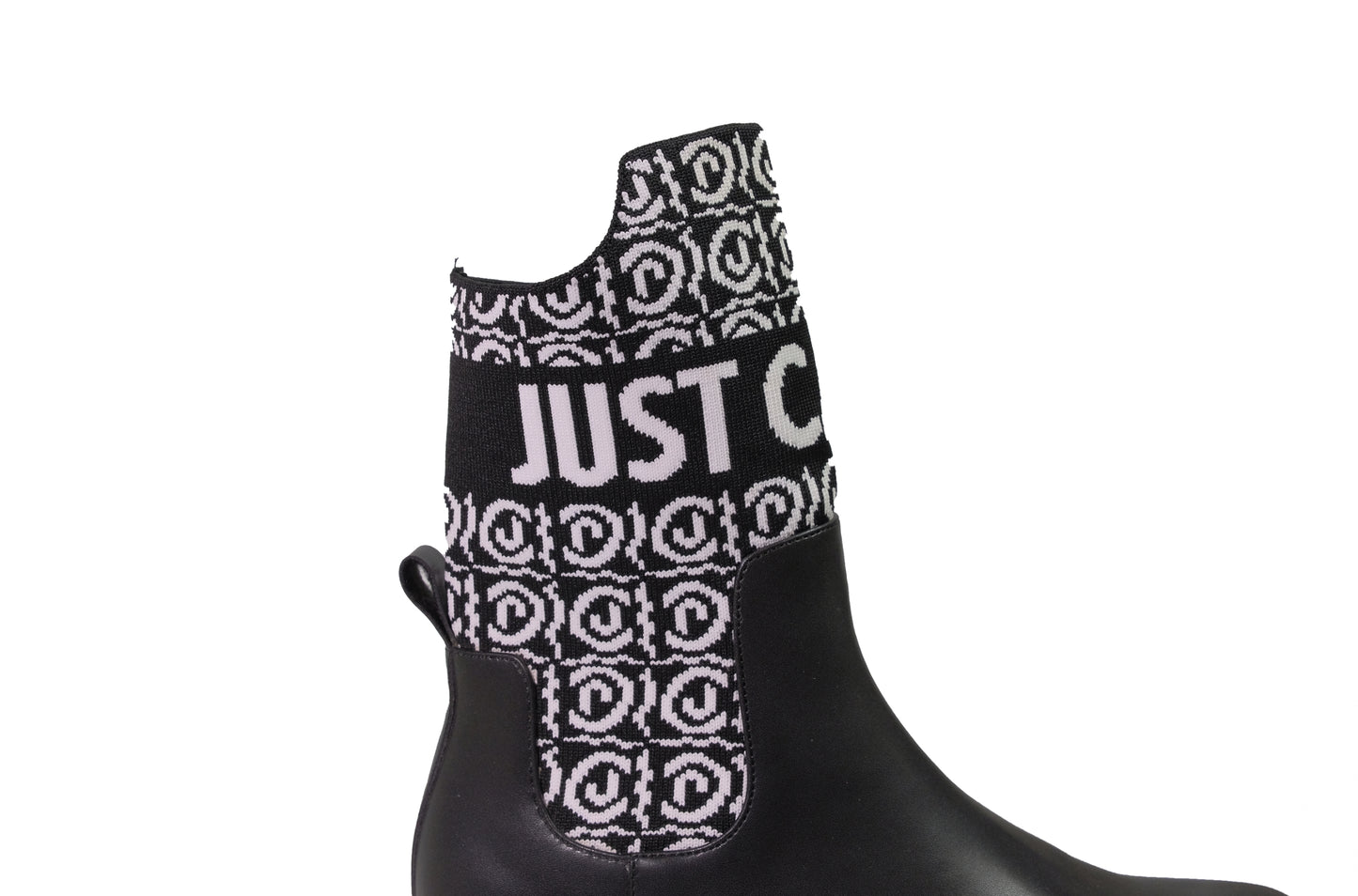 Bikers a calzino con logo bianco “Just Cavalli”