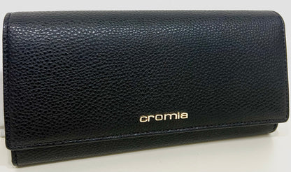 Portafoglio grande con bottone sulla patta “Cromia”