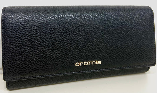 Portafoglio grande con bottone sulla patta “Cromia”