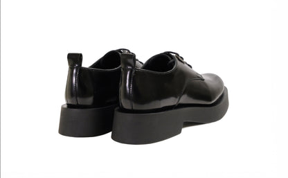 Stringata in pelle nera Indigo <Poesie Veneziane>