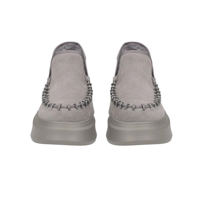 Stivaletto Bergen in pelle con glitter color grigio scuro “Tosca Blu”