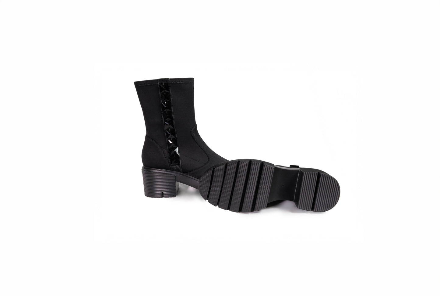 Stivaletto nero con decorazione laterale “Jeannot”