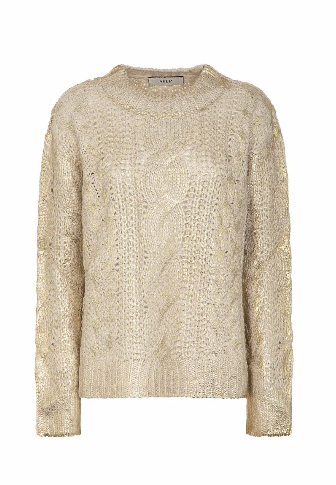 Pullover con placcatura gold “Akep”