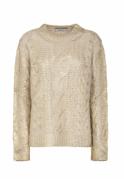 Pullover con placcatura gold “Akep”