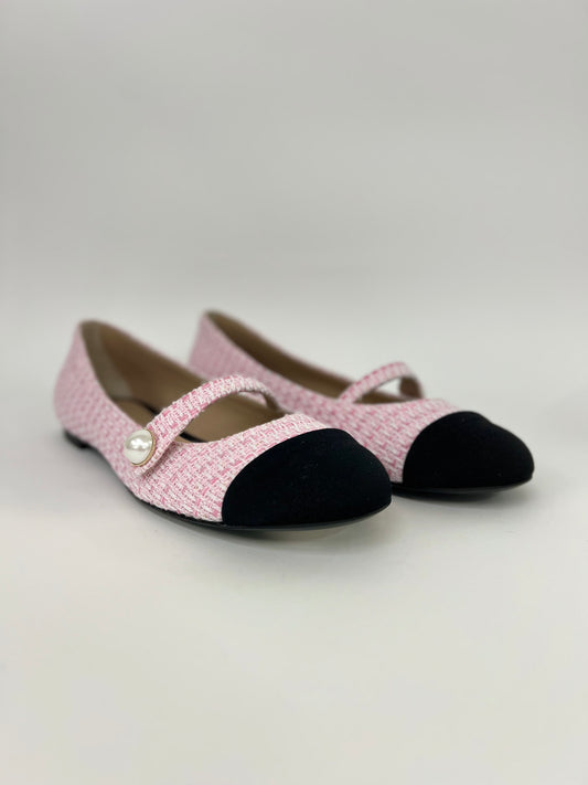 Ballerina in tweed pink “Roberto Festa”