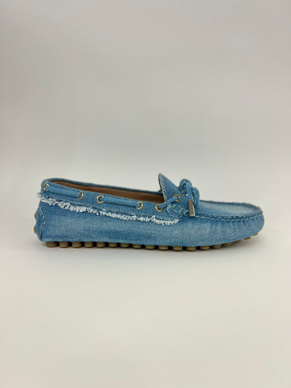 Mocassino in denim “Stokton”