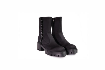 Stivaletto nero con decorazione laterale “Jeannot”