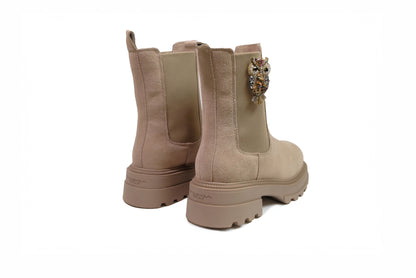 Stivaletto Sunvalley con accessorio color beige “Tosca Blu”