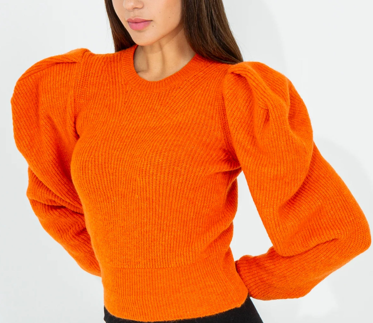 Maglia crop con maniche voluminose “Akep”