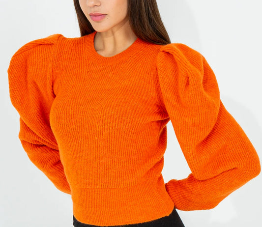 Maglia crop con maniche voluminose “Akep”