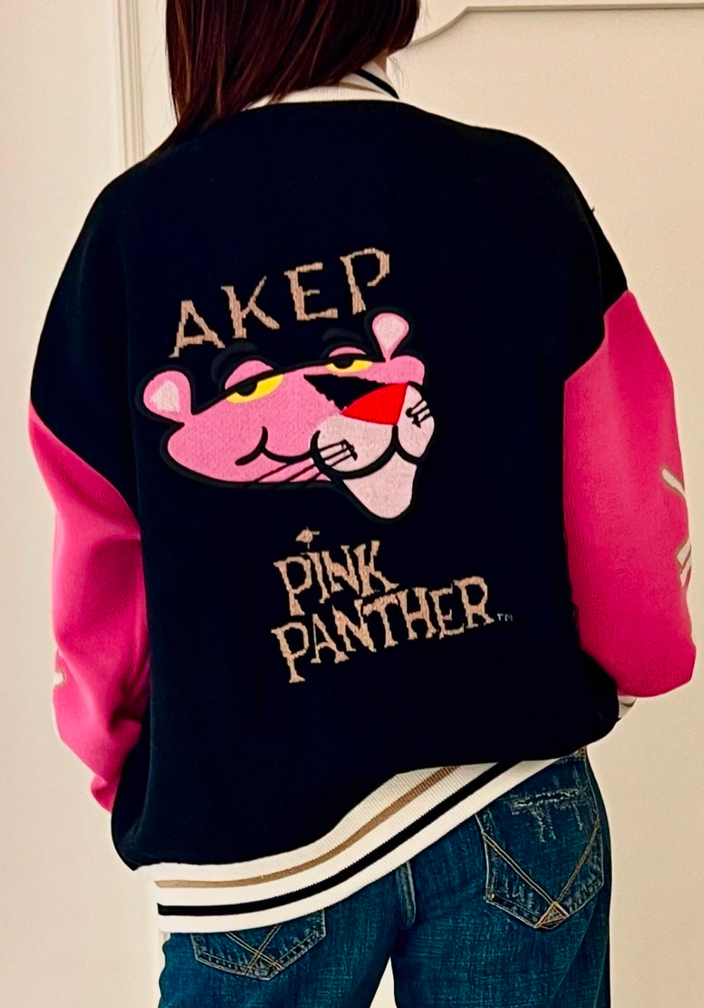 Bomber jacquard in piquet capsule “Akep per Pink Panter”