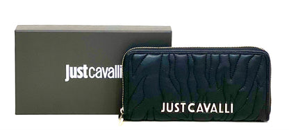 Portafoglio large zip wallett range e quilted zebra-style “Just Cavalli”