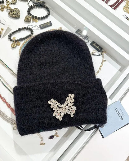 Cappello in lana con spilla “Blugirl”