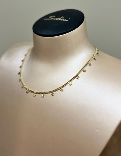 Collana modello starlove con stelline distaccate “Sodini”