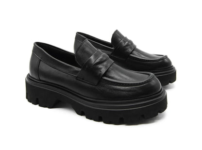 Mocassino nero Sidney <Poesie Veneziane>