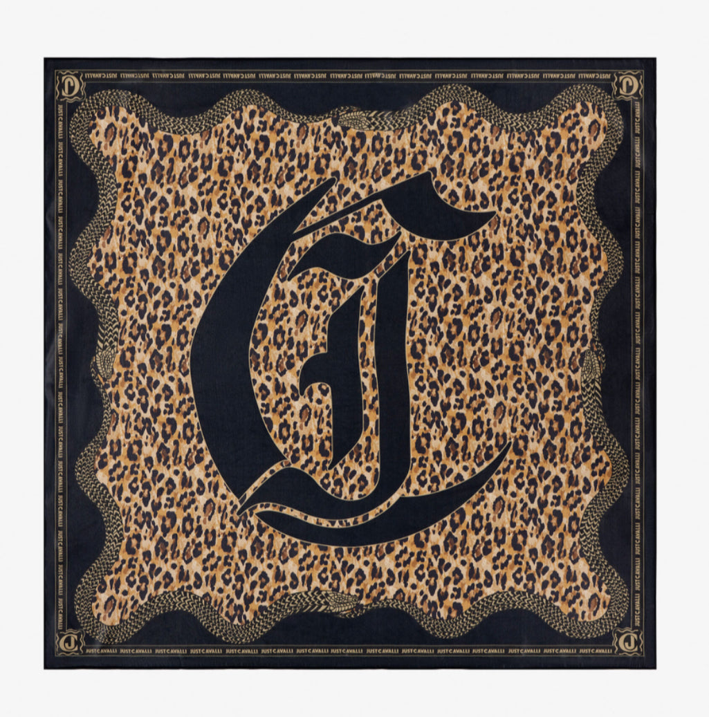 Foulard con logo “Just Cavalli”