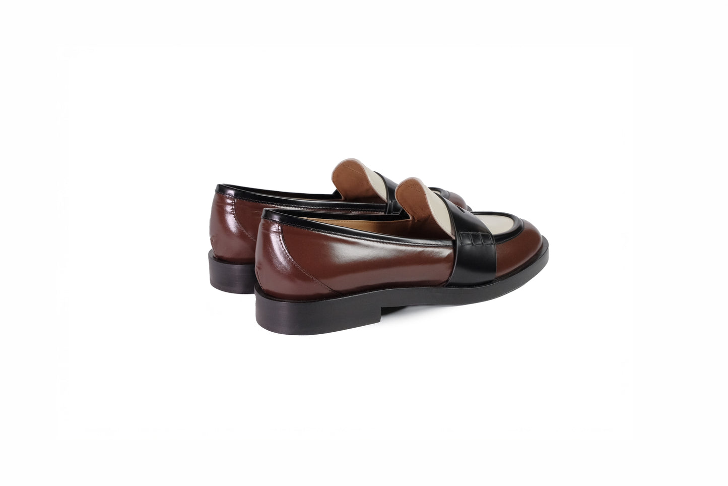 Mocassino in pelle bicolore “Roberto Festa”