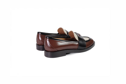 Mocassino in pelle bicolore “Roberto Festa”