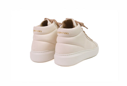 Sneakers alta nappa cream “Stokton”