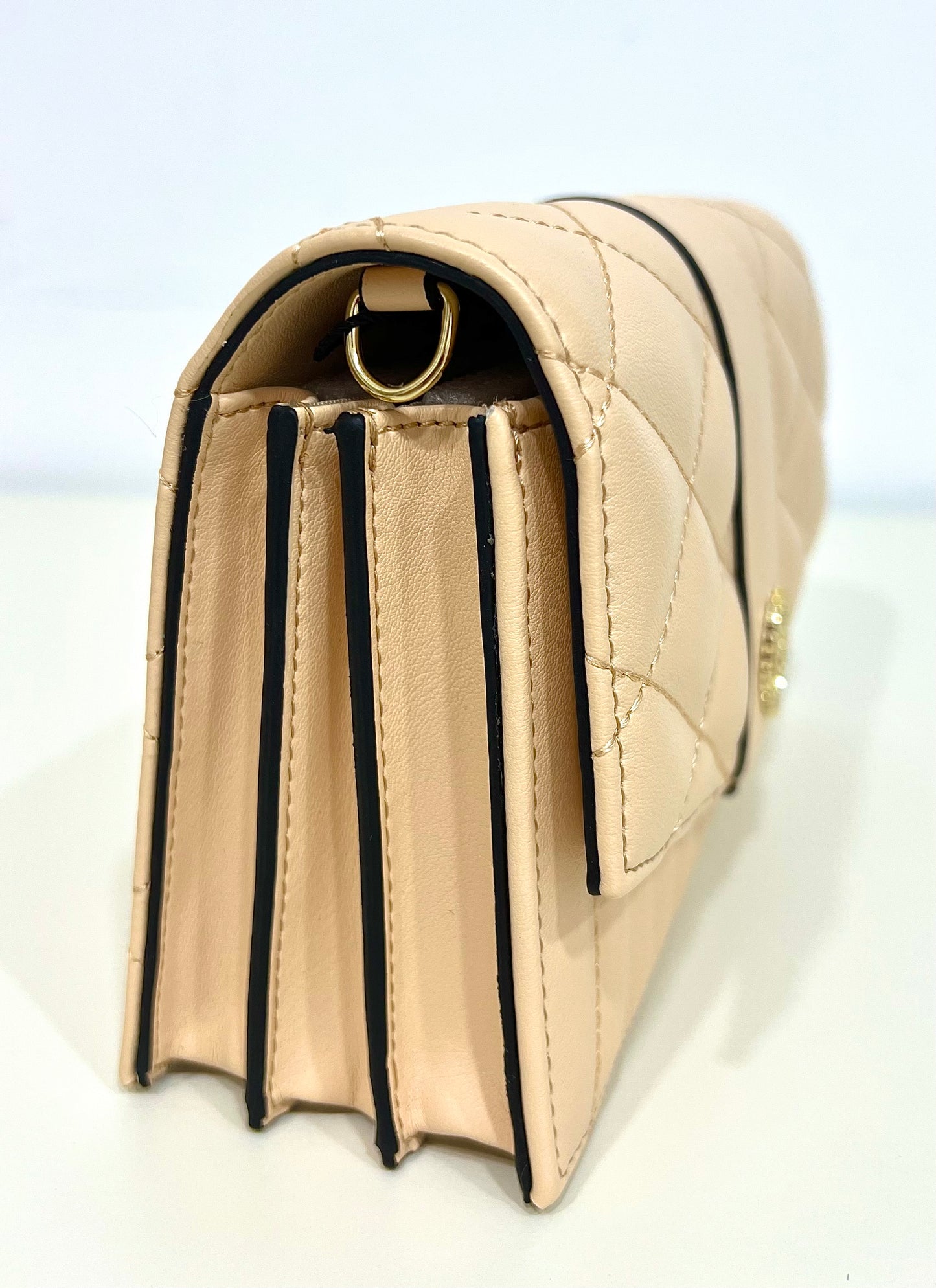 Bustina a tracolla beige “Pollini”